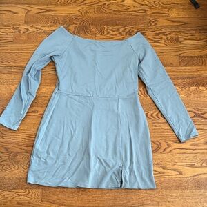 American Eagle Outfitters Slate Blue Long Sleeve Dress size XL